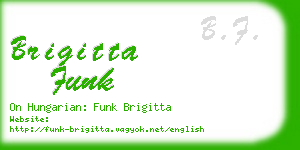 brigitta funk business card